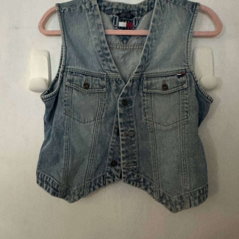 Tommy Hilfiger Light Blue Denim Vest